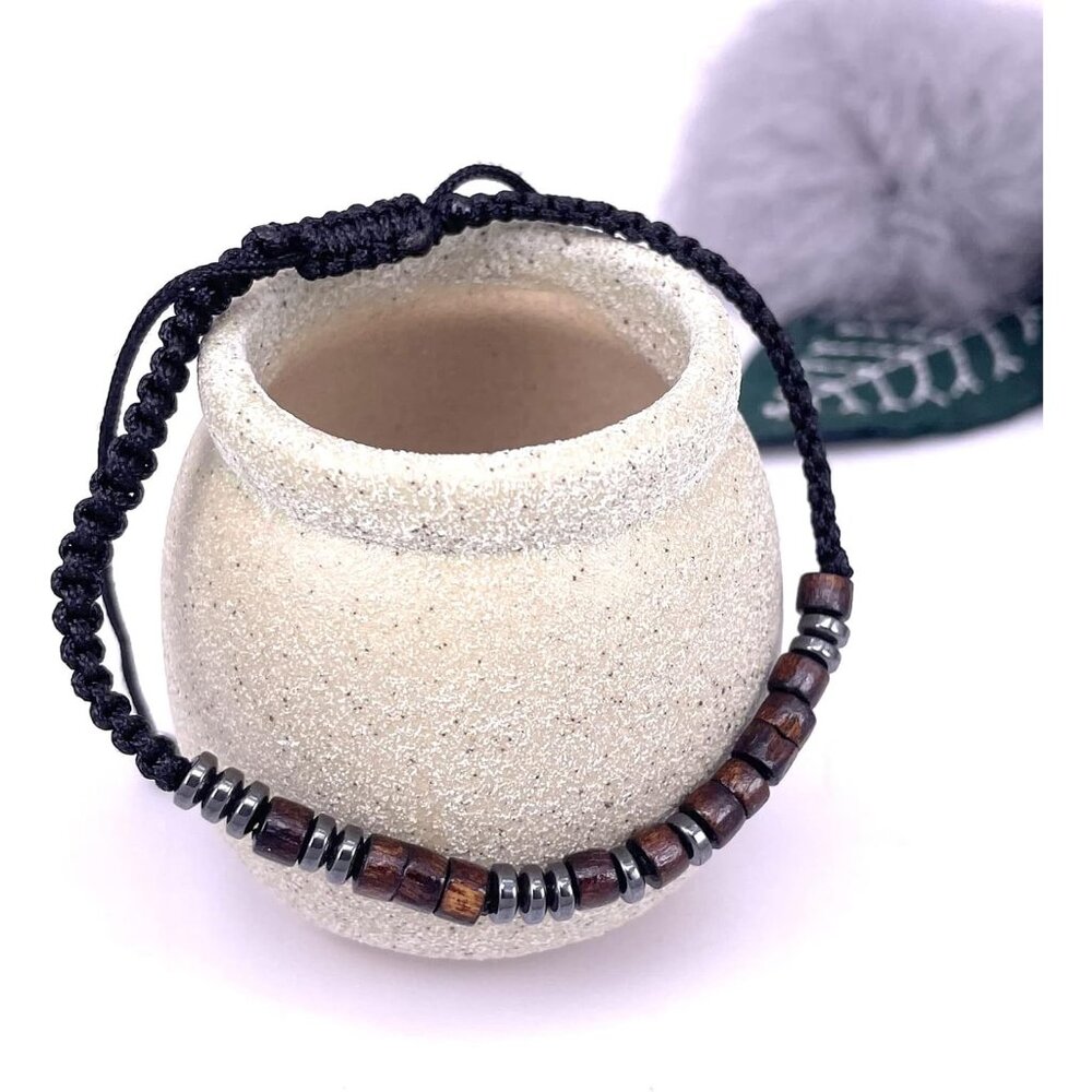 Adjustable Morse Code Friendship Bracelet For Men… - image 4